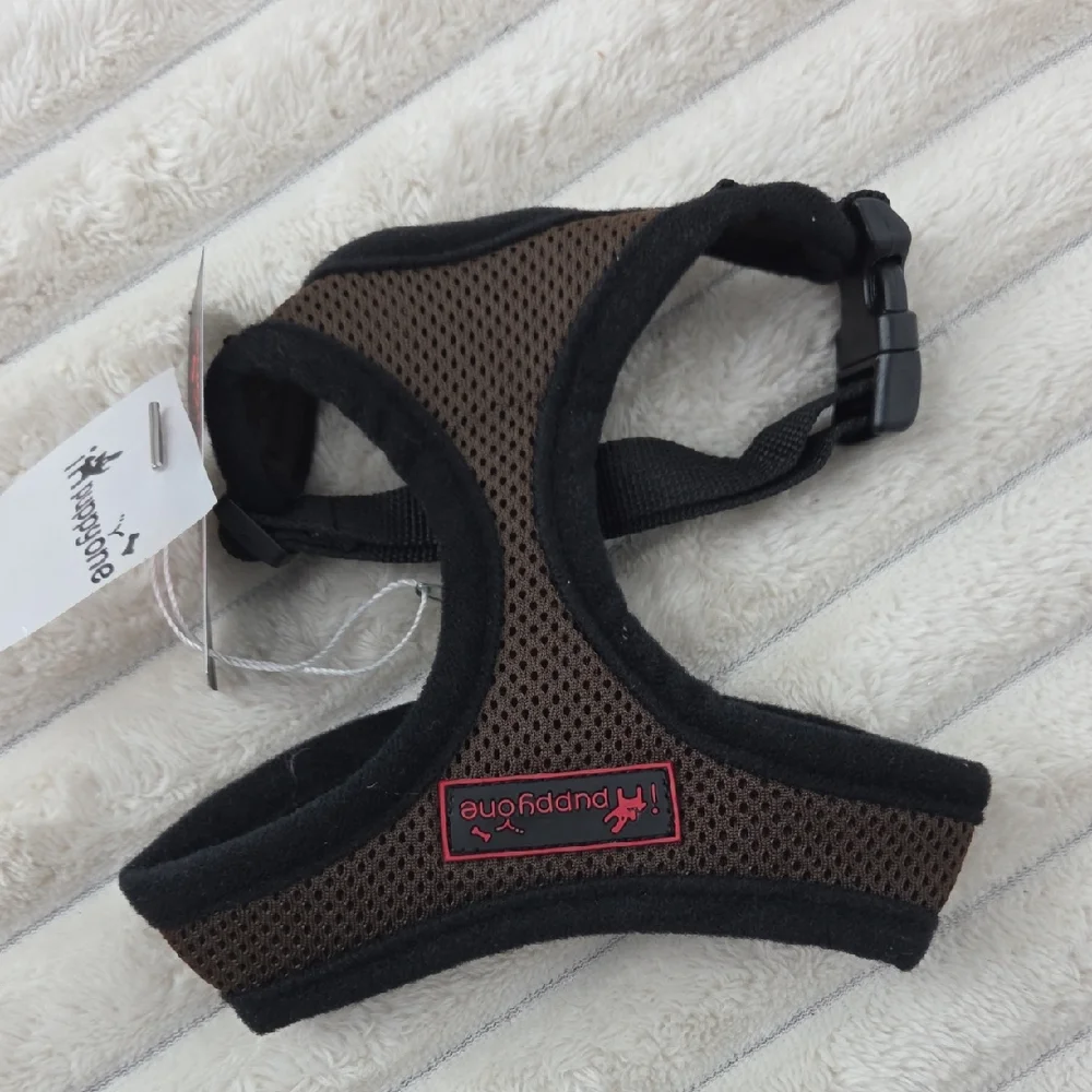 Brown Mesh Comfort Dog Harness
